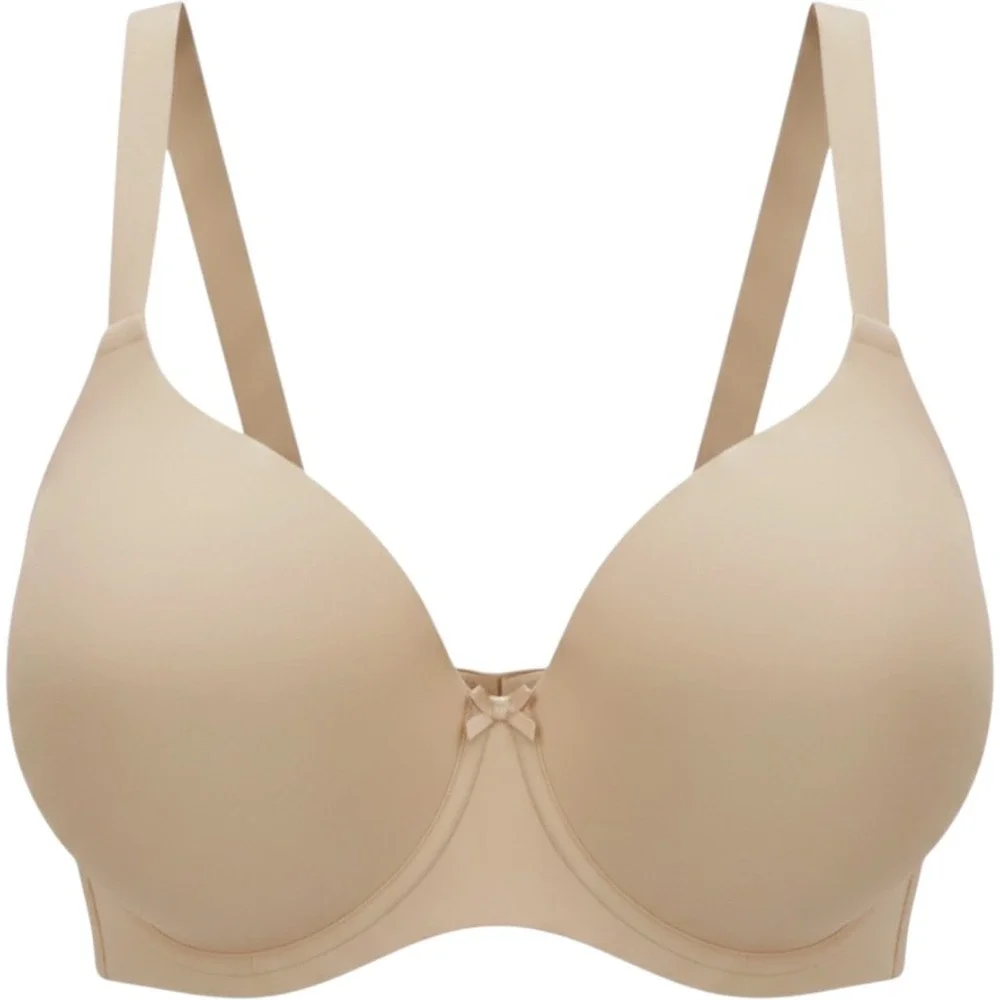 Elomi Bijou Sand Molded Underwired Bra J-Hook US 34J UK 34GG EL8722SAD Beige